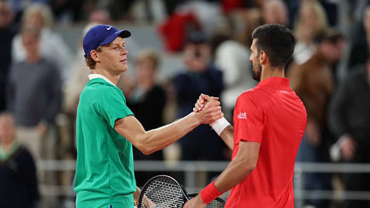 Sinner y Djokovic, posibles rivales en Roland Garros 2026. Foto: gettyimages