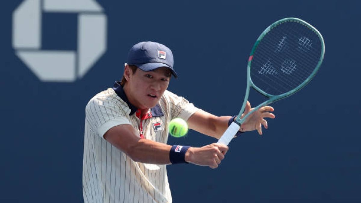 SoonWoo Kwon, militar en Wimbledon. Foto: gettyimages
