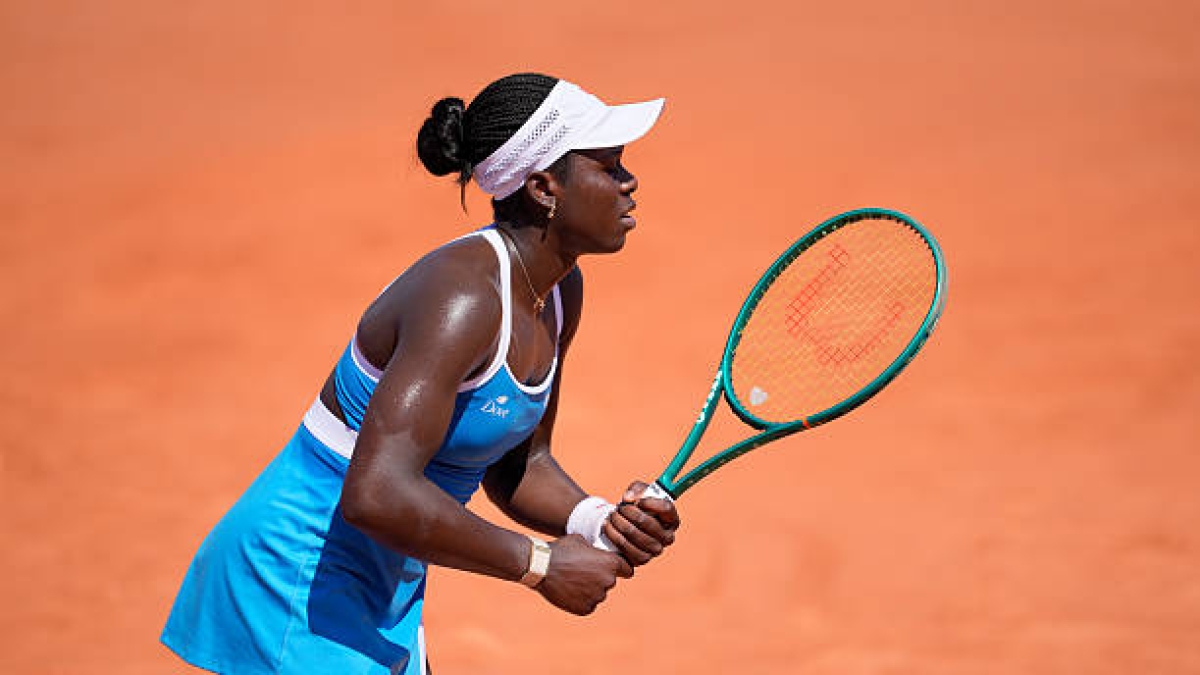 Victoria Mboko, confianza en Roland Garros. Foto. gettyimages