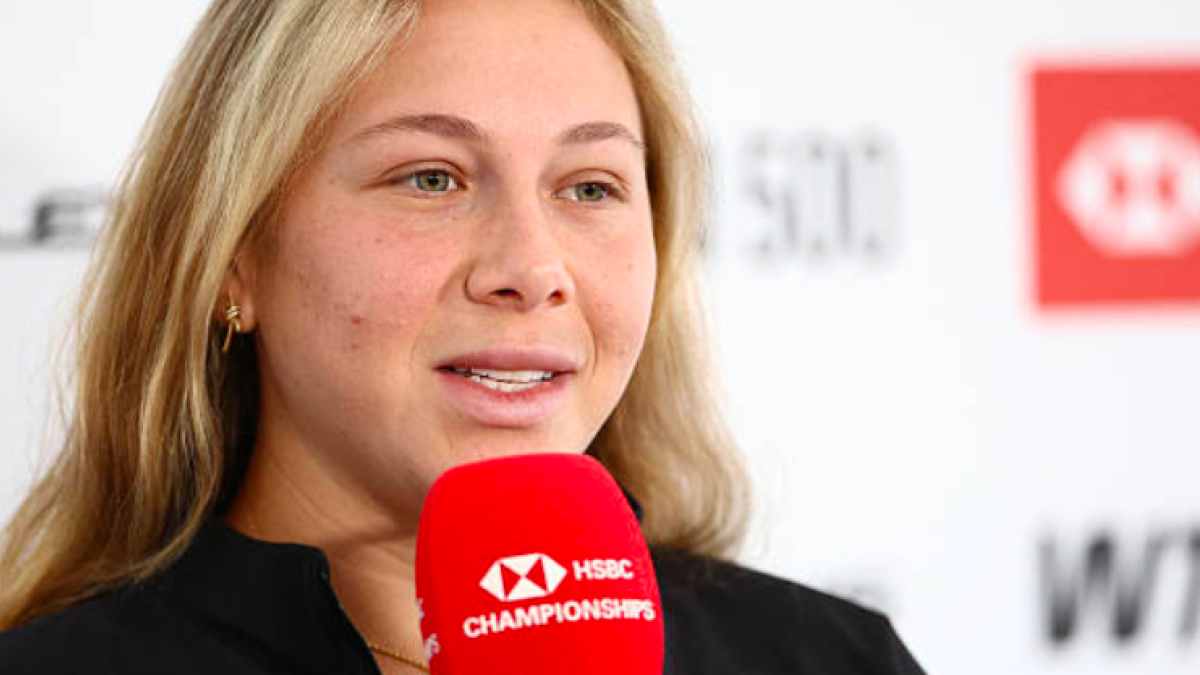Llega la gran defensa de Anisimova: “Prefiero no pensarlo demasiado”. Fuente: Getty