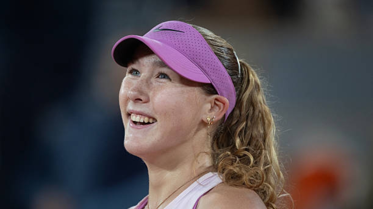 Andreeva se convierte en la quinta tenista más joven en llegar a la final de Roland Garros. Foto: Gettyimages