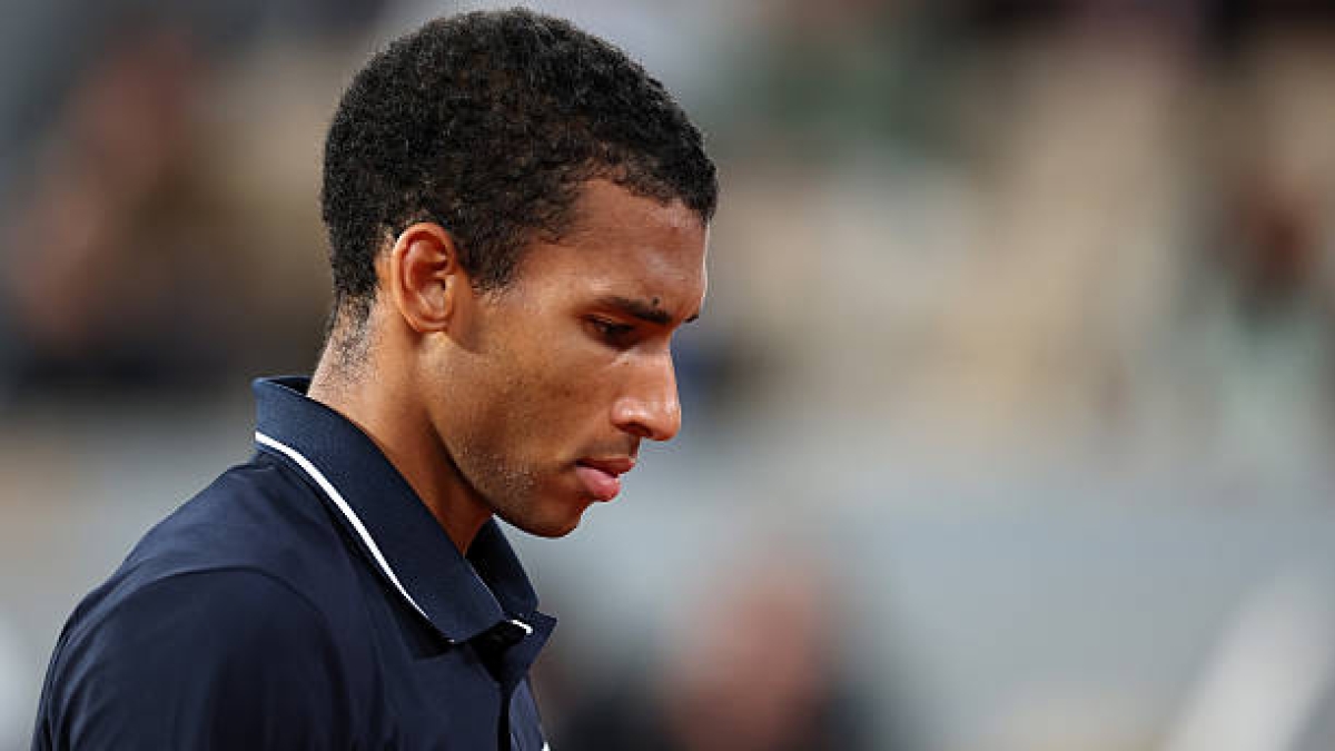 Auger-Aliassime, destrozado tras caer en Roland Garros: "No soy el jugador que quiero ser". Fuente: Getty Images.