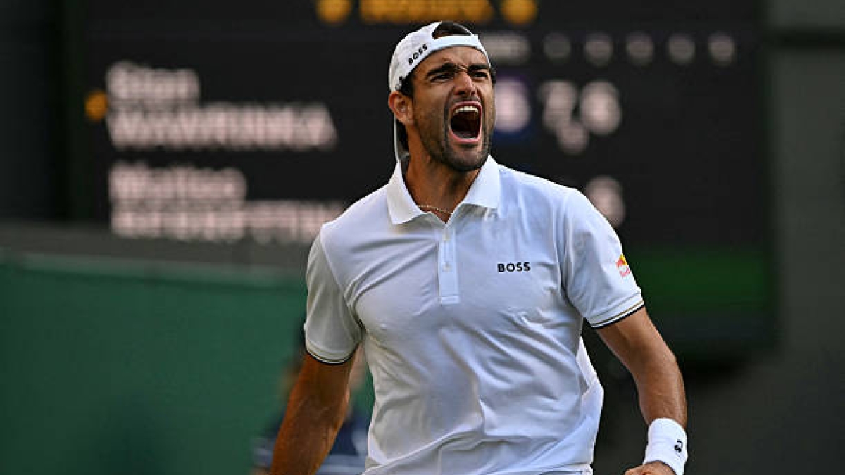 Berrettini despide a Wawrinka de Wimbledon tras un partido épico. Fuente: Getty Images.