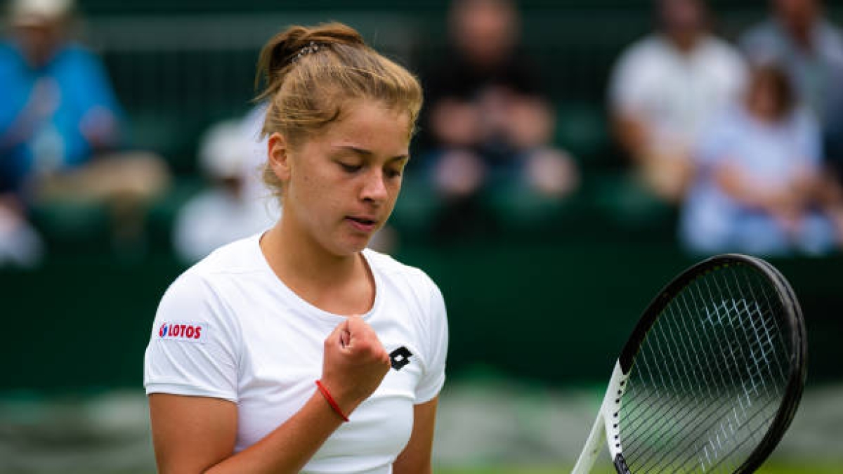 La paradoja de Chwalinska en Wimbledon: invitada y cabeza de serie. Foto: Gettyimages