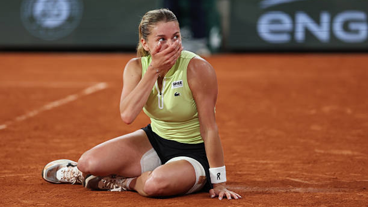 Chwalinska, tras meterse en la final de Roland Garros: "Es un sueño". Fuente: Getty Images.