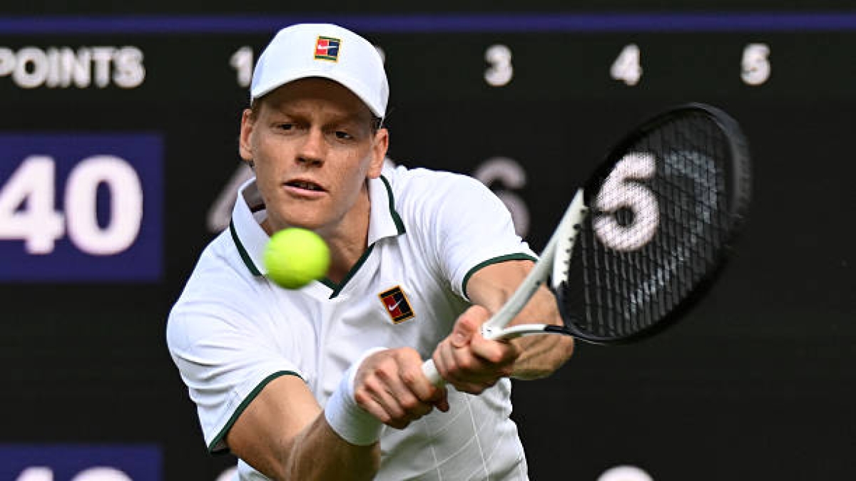 La curiosa anécdota de Sinner en su entrenamiento en Wimbledon. Fuente: Getty Images.