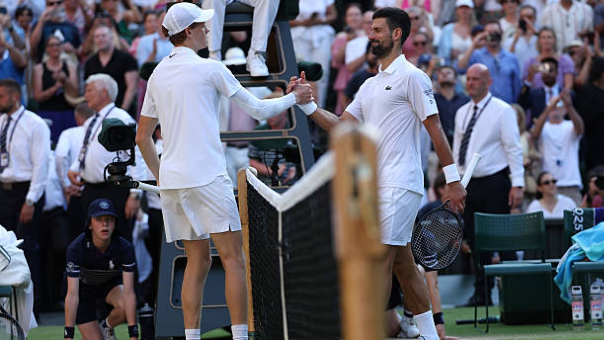 Djokovic and Sinner will play an exhibition before Wimbledon 2026. Source: Getty Images.