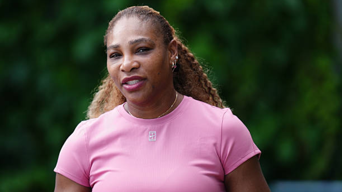 "En hierba, Serena Williams gana a Chwalinska". Fuente: Getty Images.