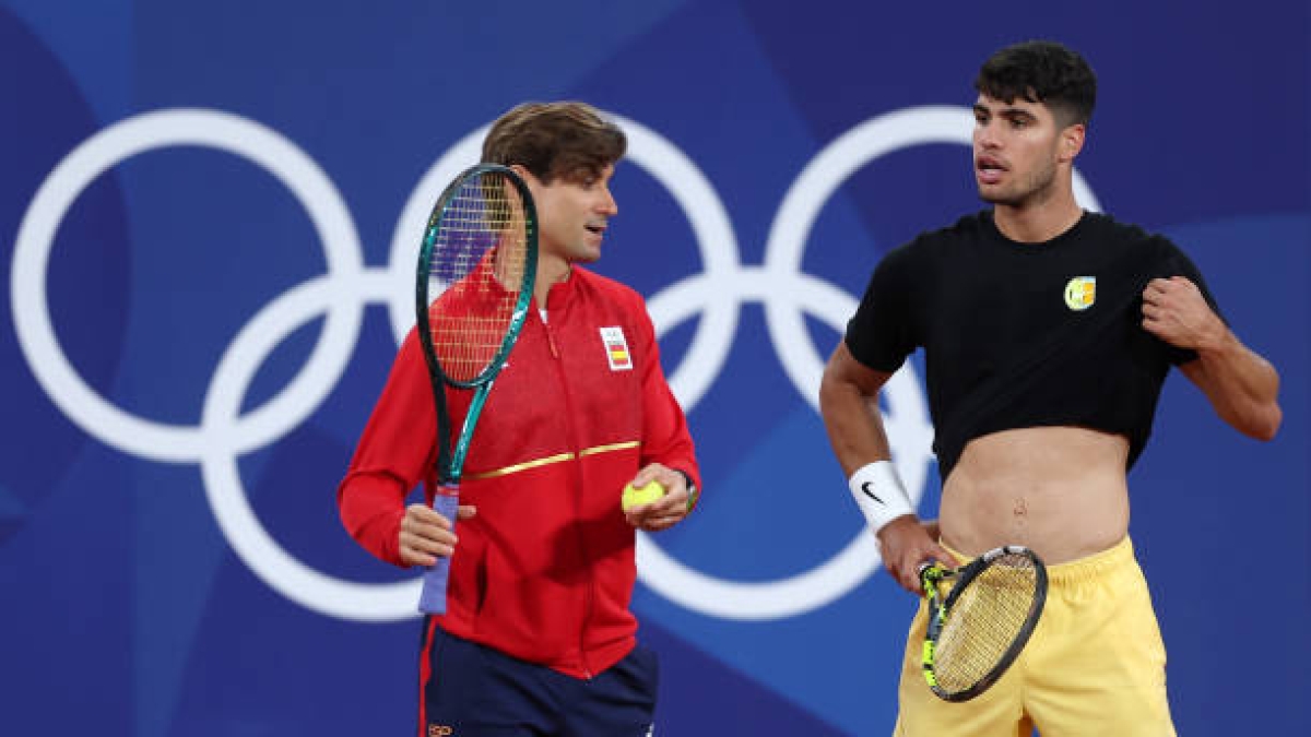 Ferrer, optimista con la recuperación de Alcaraz: "Va bien, pero hay que cumplir con los plazos". Foto: Gettyimages