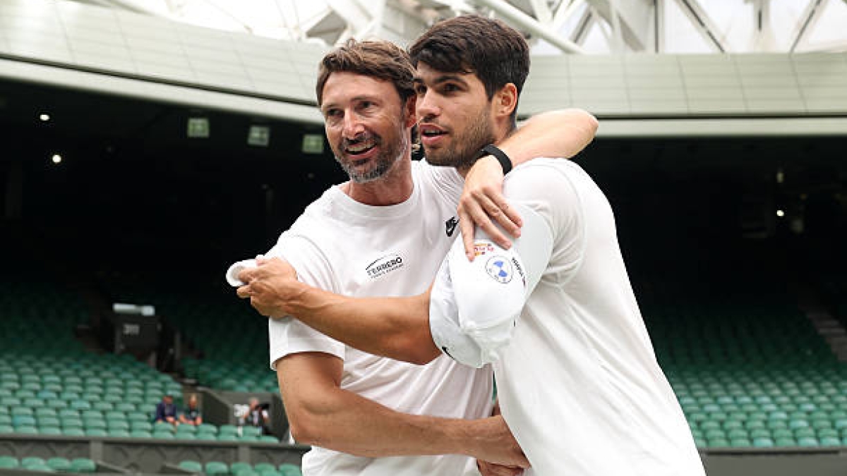 Ferrero emet un communiqué pour démentir des déclarations sur Alcaraz. Source : Getty Images.