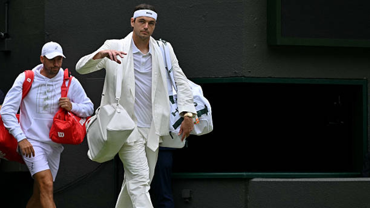 Fritz explica el origen de su sorprendente outfit en su debut en Wimbledon: "No estaba 100 % seguro de cómo me sentía". Foto: Gettyimages