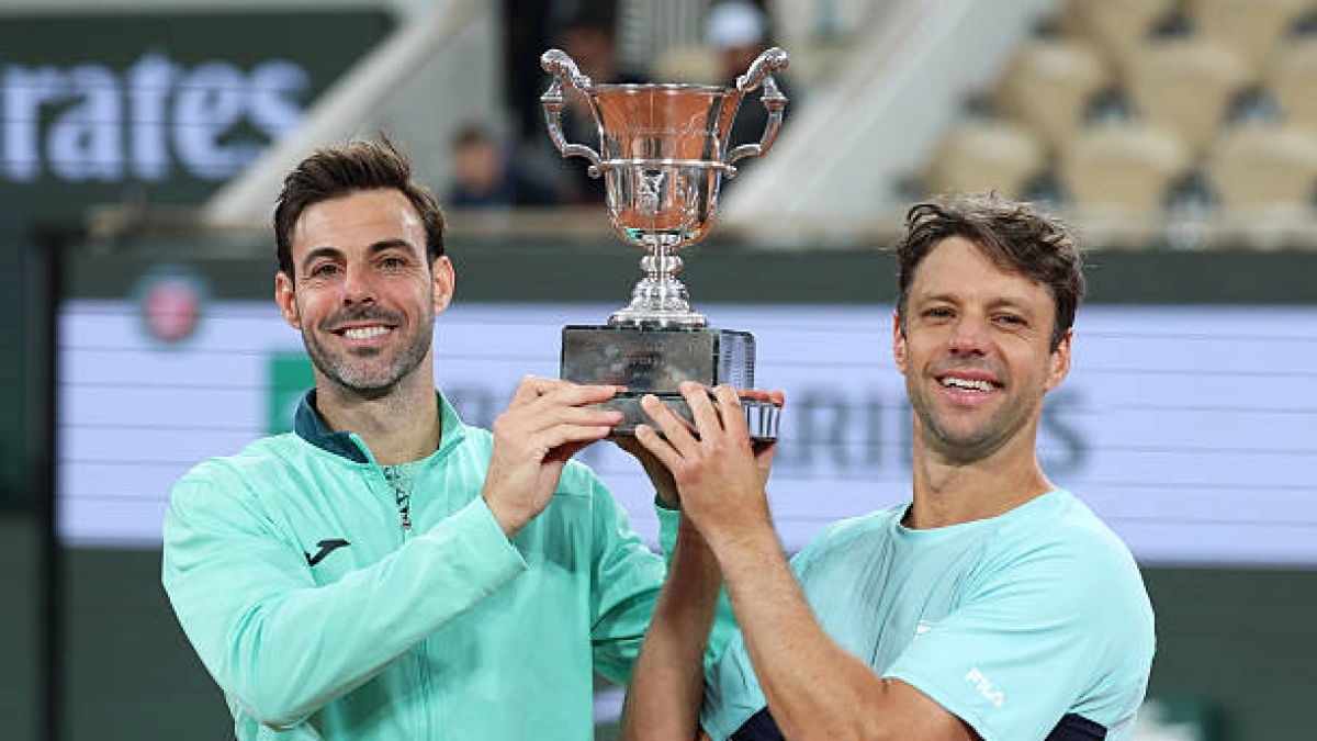 Granollers y Zeballos, tras ganar Roland Garros: "Con 40 años, si no hay pasión, es muy complicado". Fuente: Getty Images.