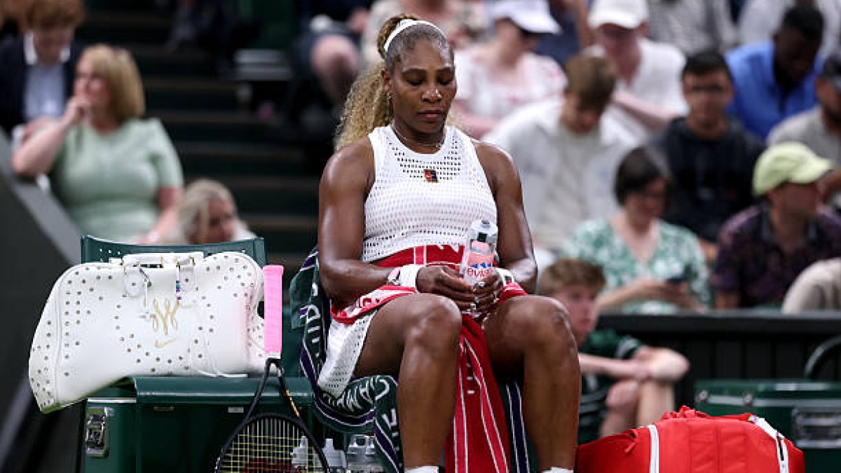 Joint amareggia il ritorno di Serena Williams a Wimbledon, Fonte: Getty Images.