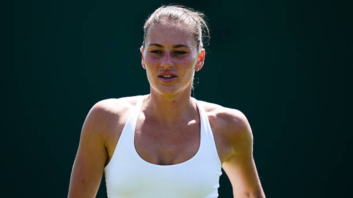 Kostyuk vuelve a dar voz a Ucrania: "Espero que la guerra no dure toda mi carrera". Fuente: Getty Images.