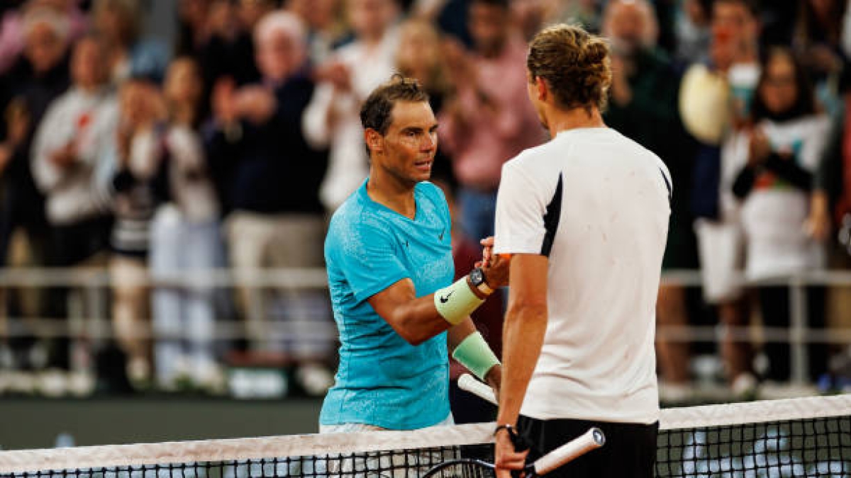 Nadal felicita a Zverev por su título en Roland Garros: "Merecido después de todo el trabajo duro y la perseverancia". Foto: Gettyimages