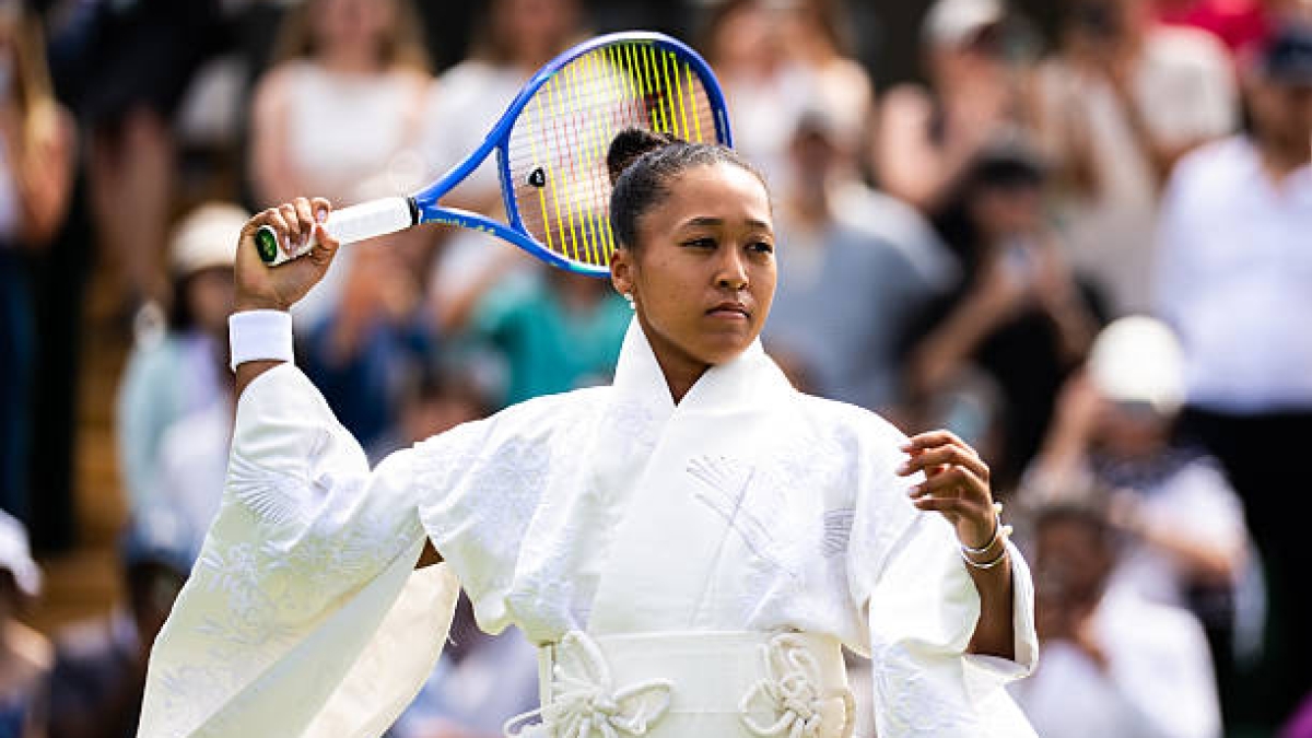 Osaka revela el trasfondo de su impresionante traje para Wimbledon. Fuente: Getty Images.