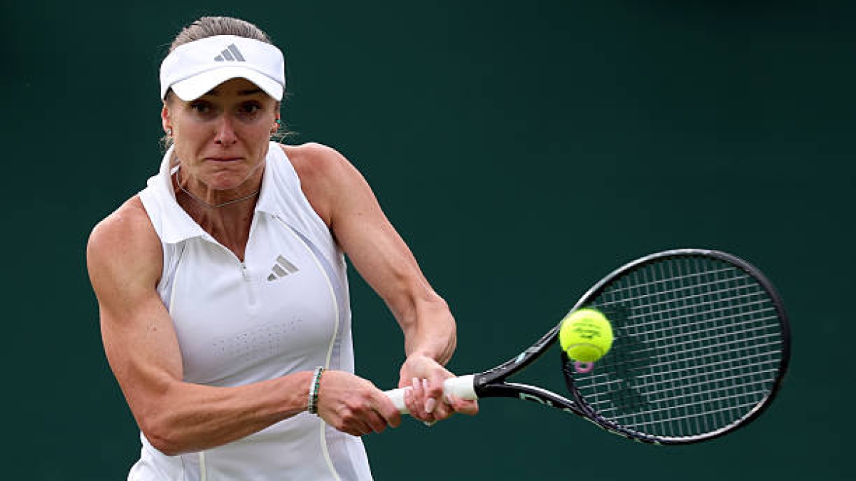 Svitolina, muy crítica con el calendario tras caer en su debut en Wimbledon. Fuente: Getty Images.