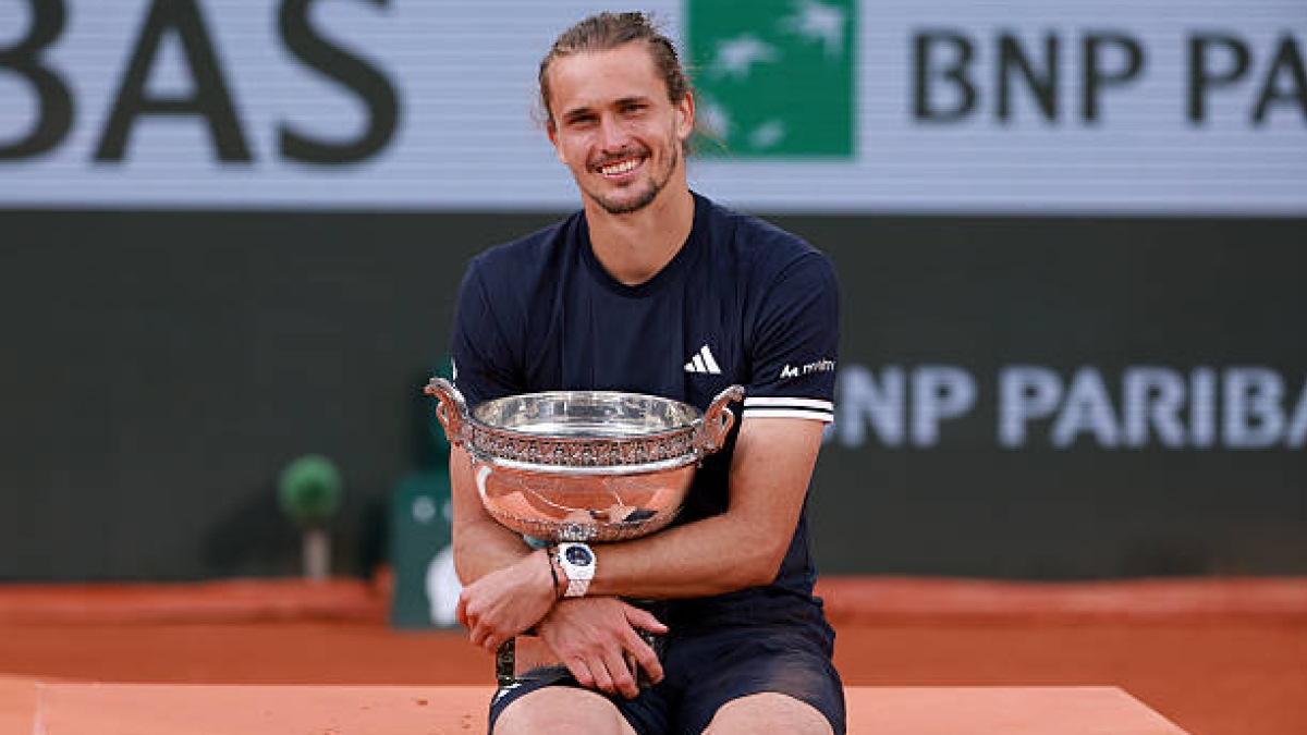 Zverev desvela la presión que sintió en Roland Garros tras la caída de Sinner y Djokovic. Fuente: Getty Images.