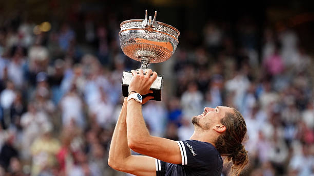 Zverev se convierte en el quinto tenista más veterano en ganar un Grand Slam. Foto: Gettyimages