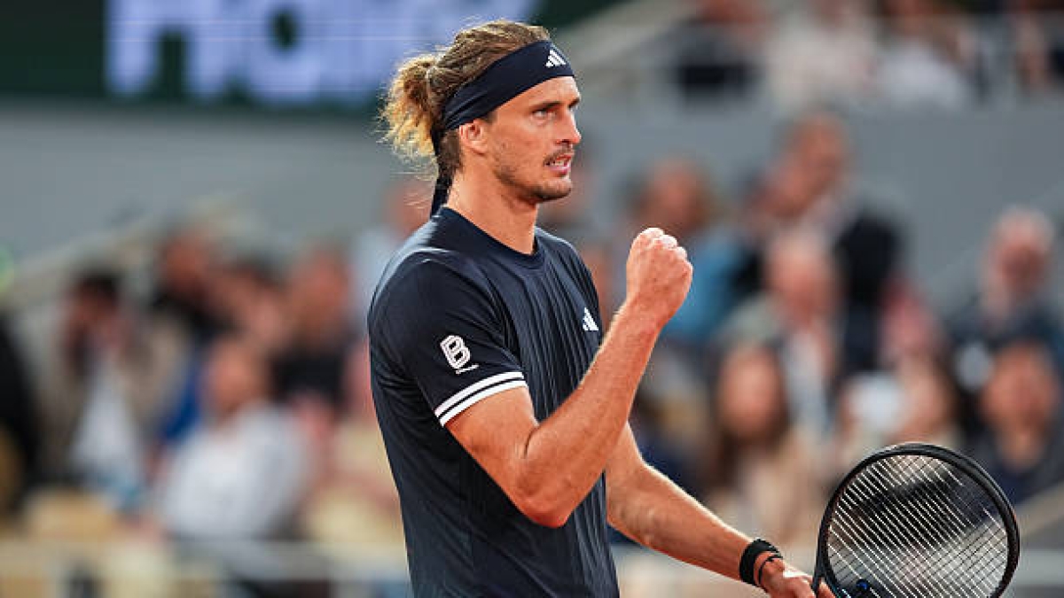 Alexander Zverev, tiebreaks en Roland Garros. Foto: gettyimages