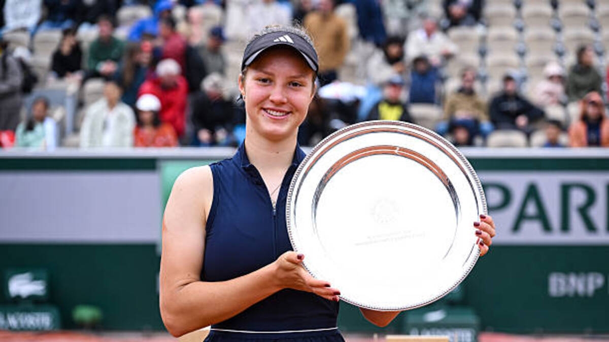 Alisa Oktiabreva, who is the Roland Garros 2026 junior champion. Photo: gettyimages

Alisa Oktiabreva, qui est la championne junior de Roland Garros 2026. Photo : gettyimages