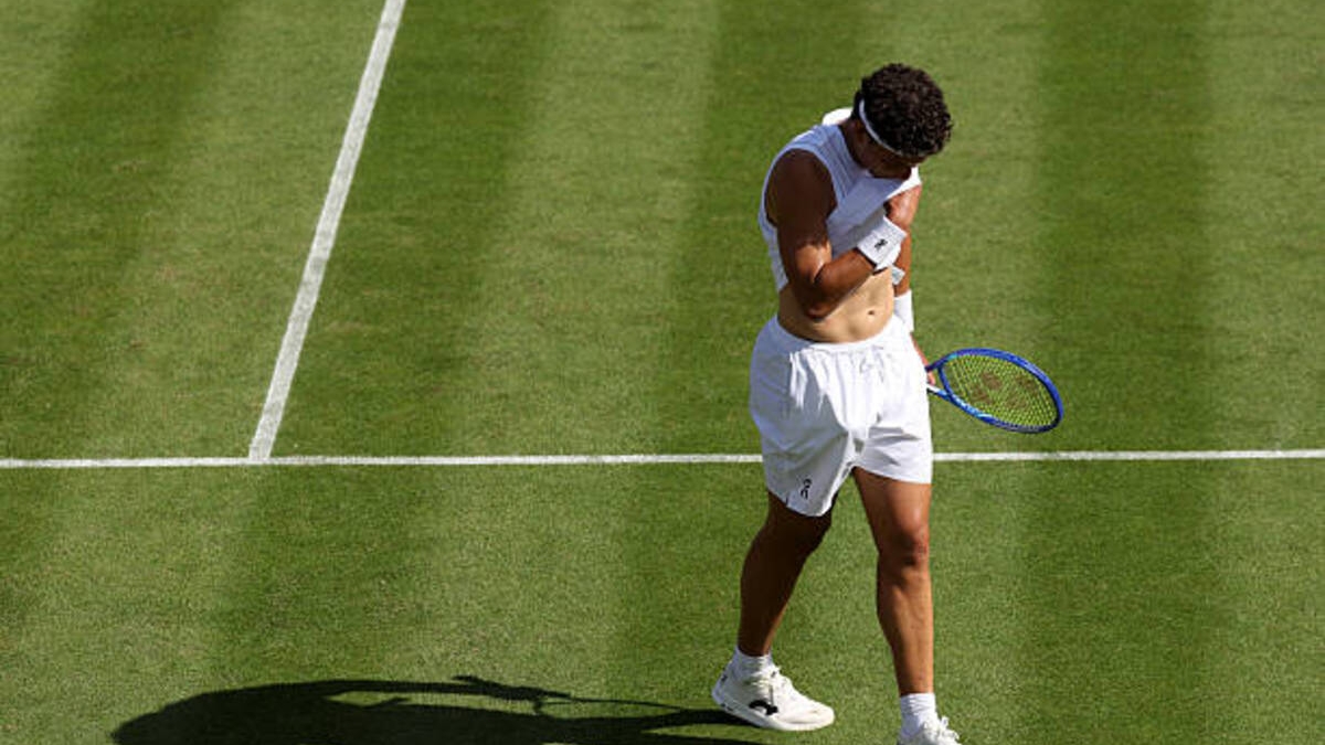 Ben Shelton, tough defeat at Wimbledon 2026. Photo: gettyimages

Sconfitta difficile per Ben Shelton a Wimbledon 2026. Foto: gettyimages