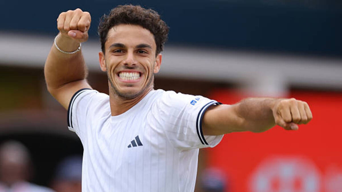 Fran Cerúndolo, éxito en hierba. Foto: gettyimages