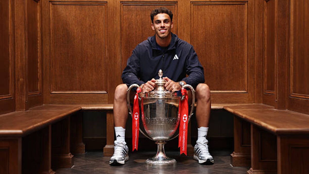 Fran Cerúndolo, pozo mental superado en Queen´s. Foto: gettyimages