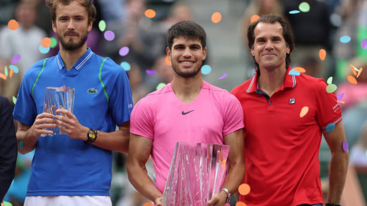 Haas elige a Alcaraz por encima de Sinner. Fuente: Getty