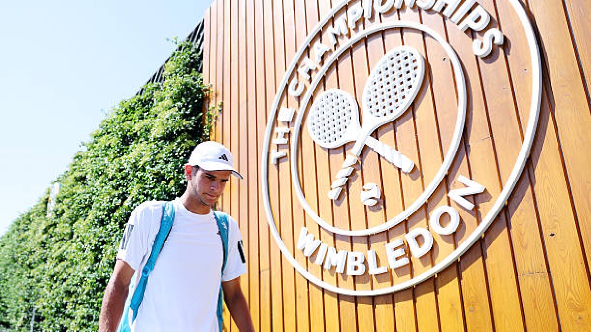 Jódar ya está en Wimbledon... y quiere dar el do de pecho. Fuente: Getty