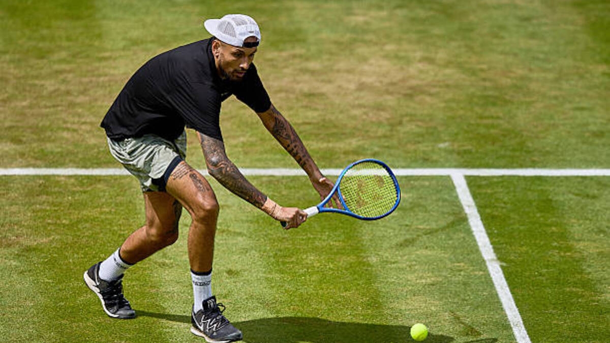 Nick Kyrgios, dobles en Wimbledon 2026. Foto: gettyimages