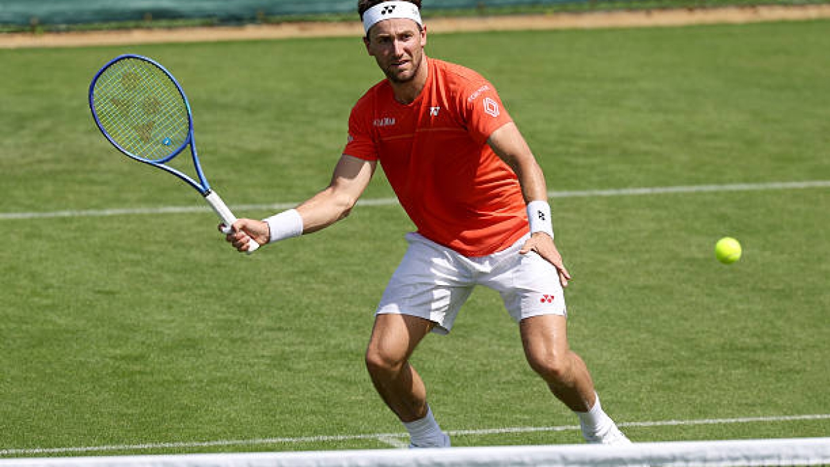 Ruud is sincere about the grass court tour: "It is not my priority." Source: Getty