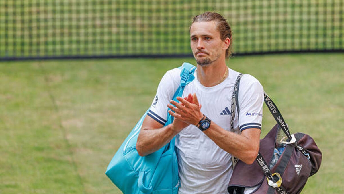 Alexander Zverev spiega i motivi della sua sconfitta a Halle. Foto: gettyimages