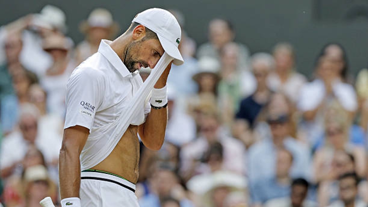 Agassi: "Now it seems that Djokovic is hiding things he feels." Source: Getty Images.