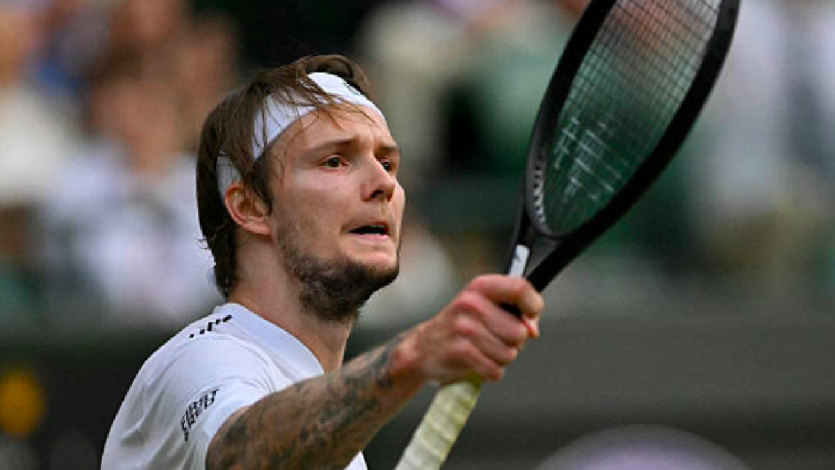 El show de Bublik: 48 'aces' para meterse en octavos de final de Wimbledon. Fuente: Getty