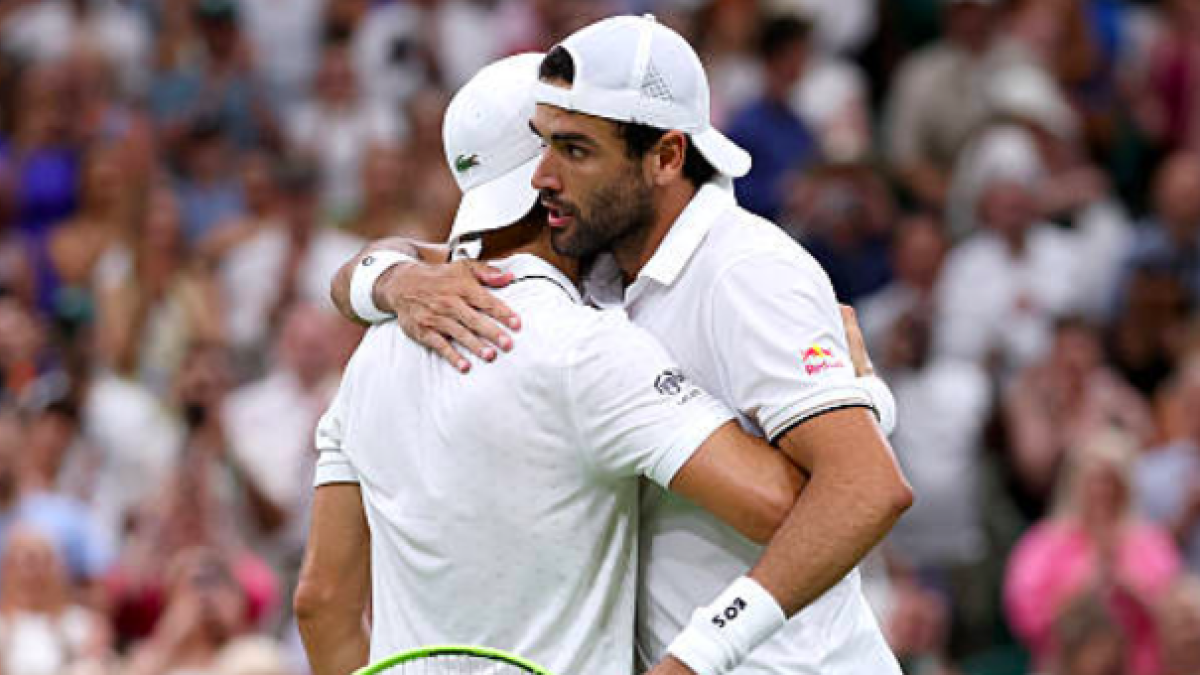 Berrettini leaves with his head held high: "I felt competitive again." Source: Getty