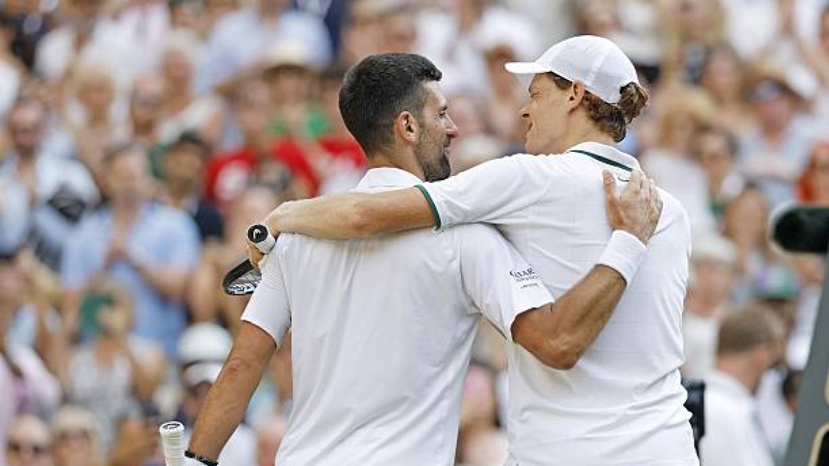 Djokovic, et ses matchs contre Alcaraz et Sinner : "Je joue contre moi-même d'il y a 10 et 15 ans, et ressens de la douleur". Photo : Gettyimages