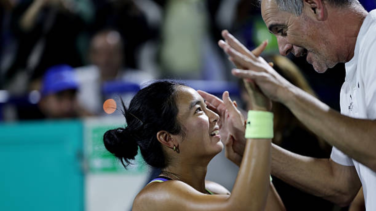 Eala destaca la importancia de Bosch en su tenis: "Me ayuda a sentir que no estoy sola en la pista". Foto: Gettyimages