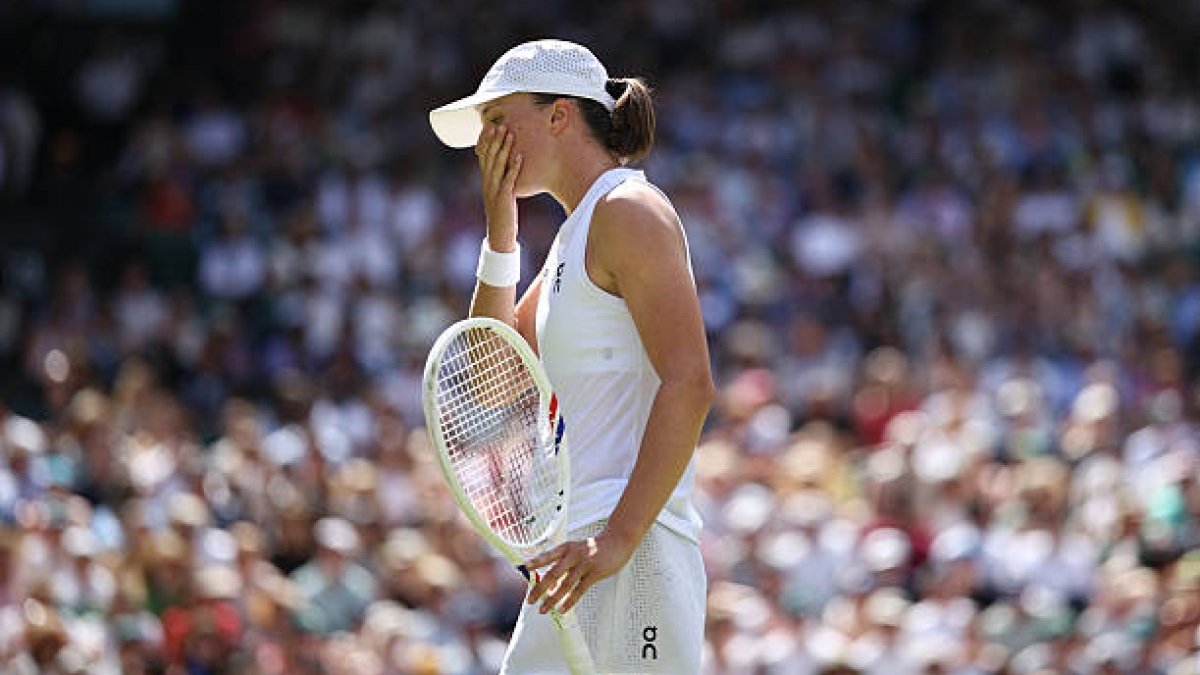 Eala vuelve a ser la pesadilla de Swiatek y Wimbledon se queda sin la defensora del título. Foto: Gettyimages