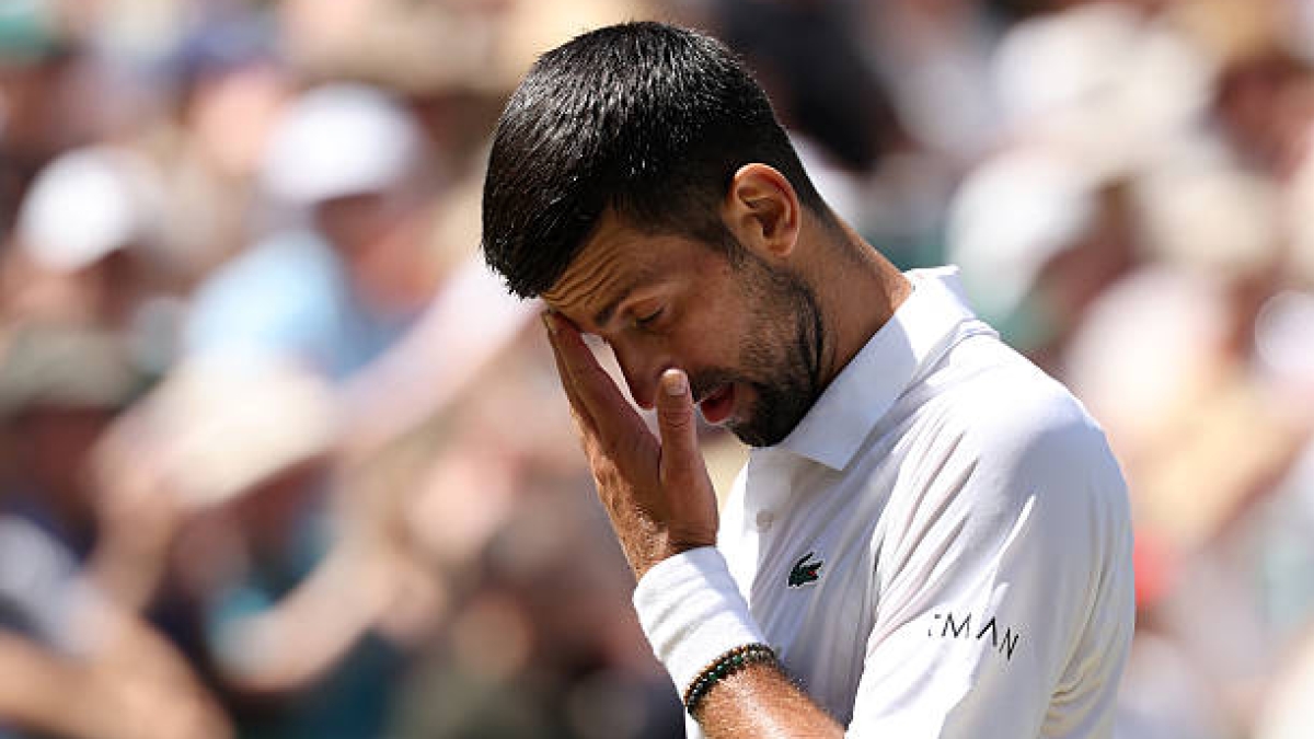 ¿Estuvo cerca de ser descalificado Djokovic en Wimbledon? Fuente: Getty Images