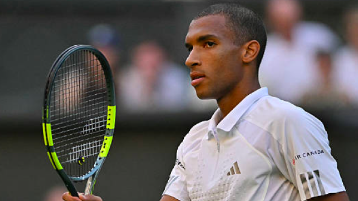 Aliassime mete miedo en Wimbledon: "Para esto trabajo, para jugar un gran tenis y dominar a mis rivales". Fuente: Getty