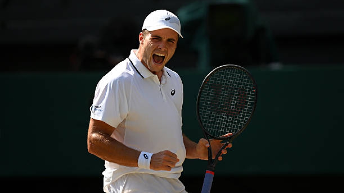 Fery se asegura salir de Wimbledon en el top 40 del ránking ATP. Fuente: Getty Images.
