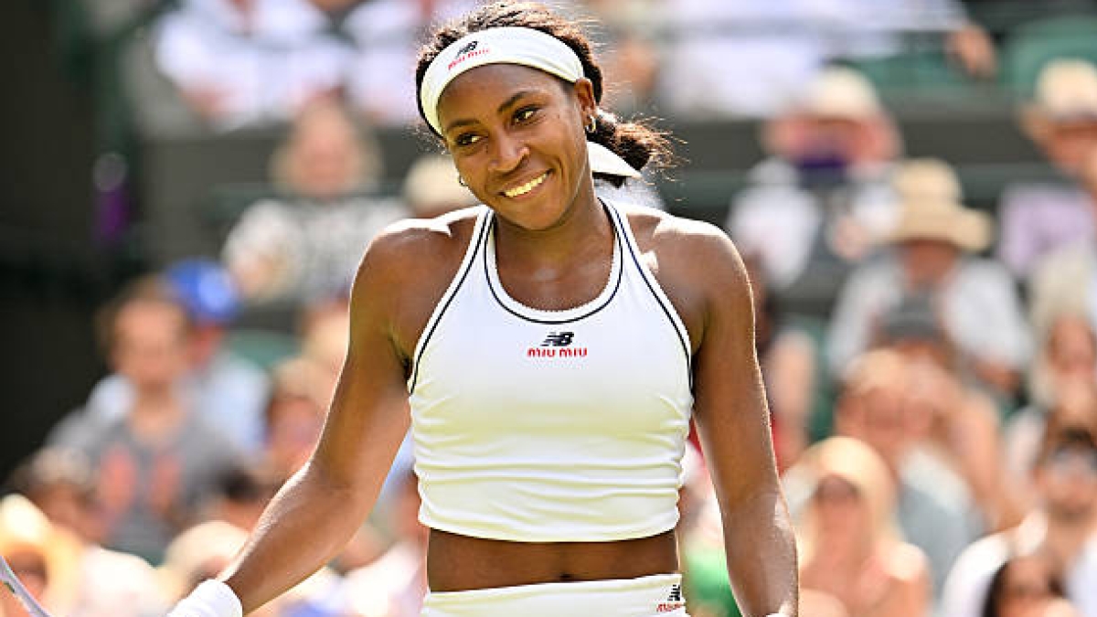 Gauff remonta a Bencic y se mete en cuartos de Wimbledon. Fuente: Getty Images.