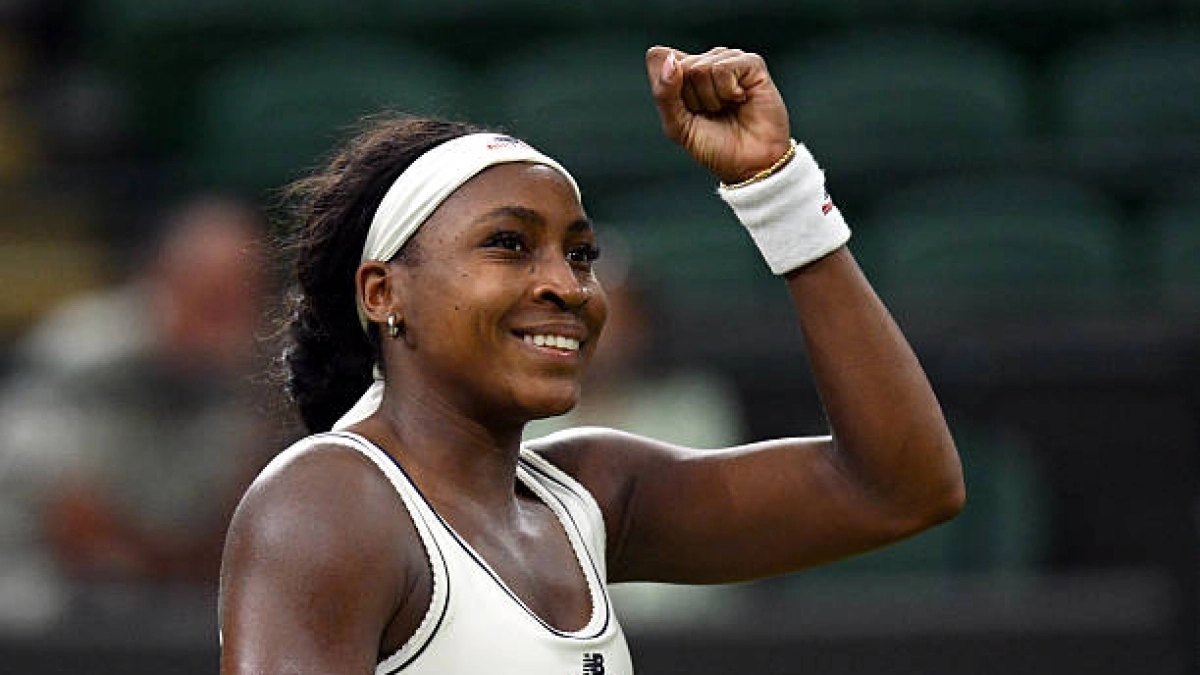 Gauff rivela la surreale situazione che ha vissuto contro Bencic a Wimbledon. Fonte: Getty Images.