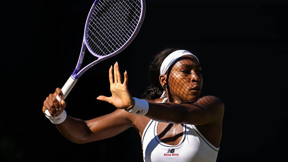 Gauff y su constante montaña rusa: "Siento que juego muy bien en algunos momentos y no tan bien en otros". Foto: Gettyimages
