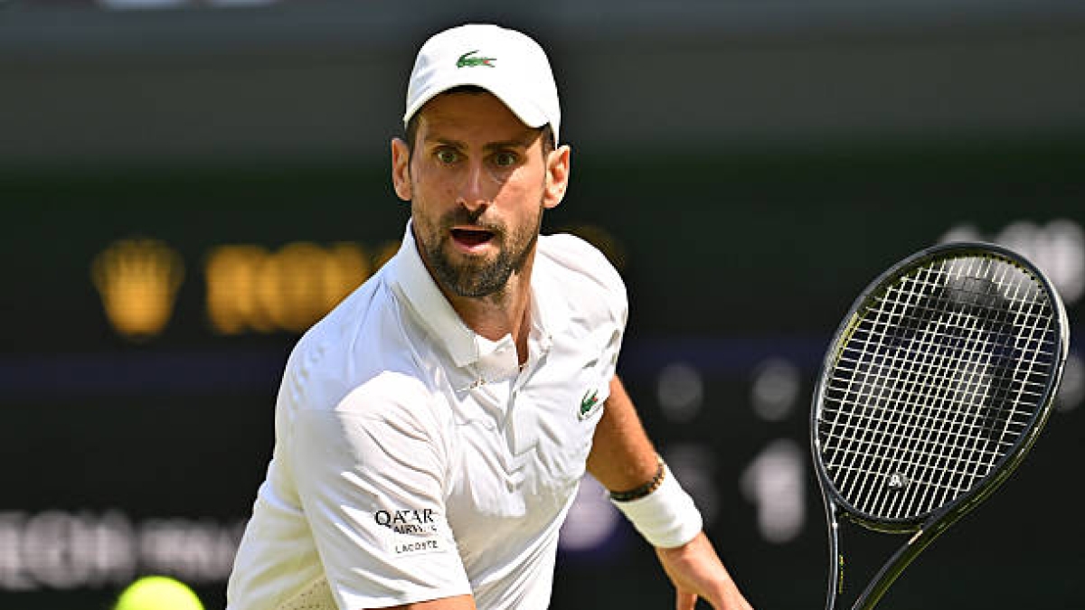 Horario y dónde ver el próximo partido de Djokovic en Wimbledon 2026, ante Safiullin. Fuente: Getty Images.