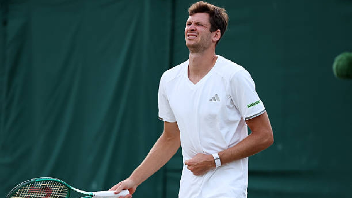 Hurkacz explica el motivo de su retirada ante Struff. Fuente: Getty Images.