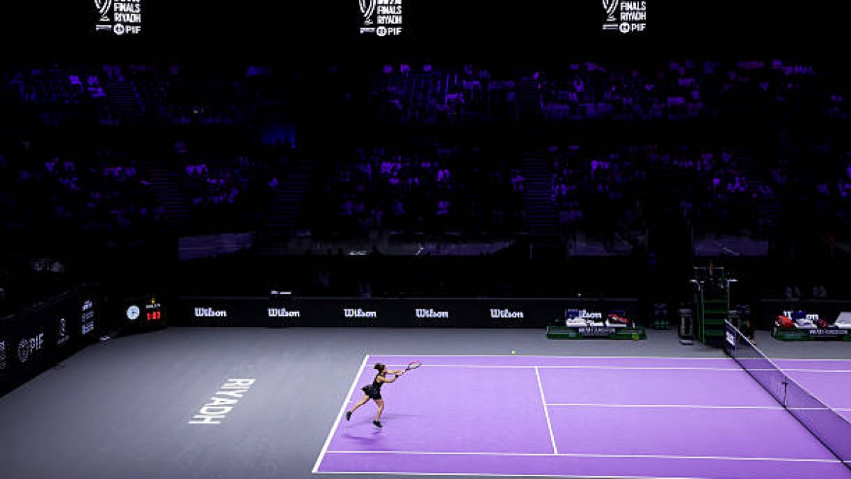 Las WTA Finals cambian de sede por culpa de la guerra en Oriente Medio. Fuente: Getty Images.