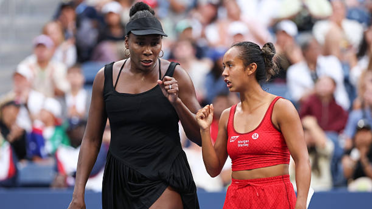 Leylah Fernández desvela la ayuda incondicional que recibe de Venus Williams. Fuente: Getty Images.