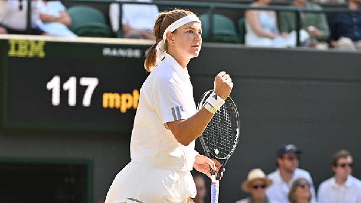 Locura de Muchova: de no pasar de primera ronda en 4 años a poder ganar Wimbledon. Fuente: Getty Images.